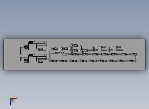 茶叶自动化生产线 俯视缩略图