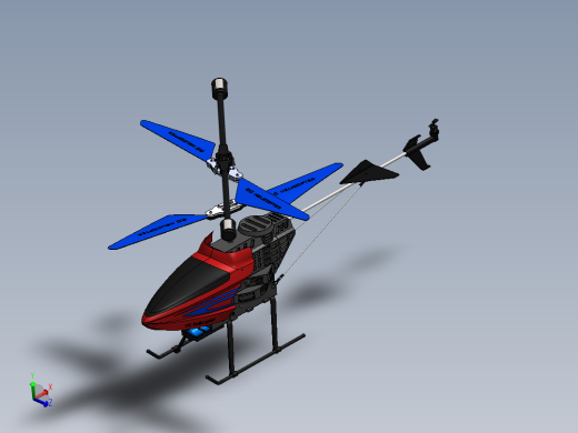 遥控直升机玩具模型