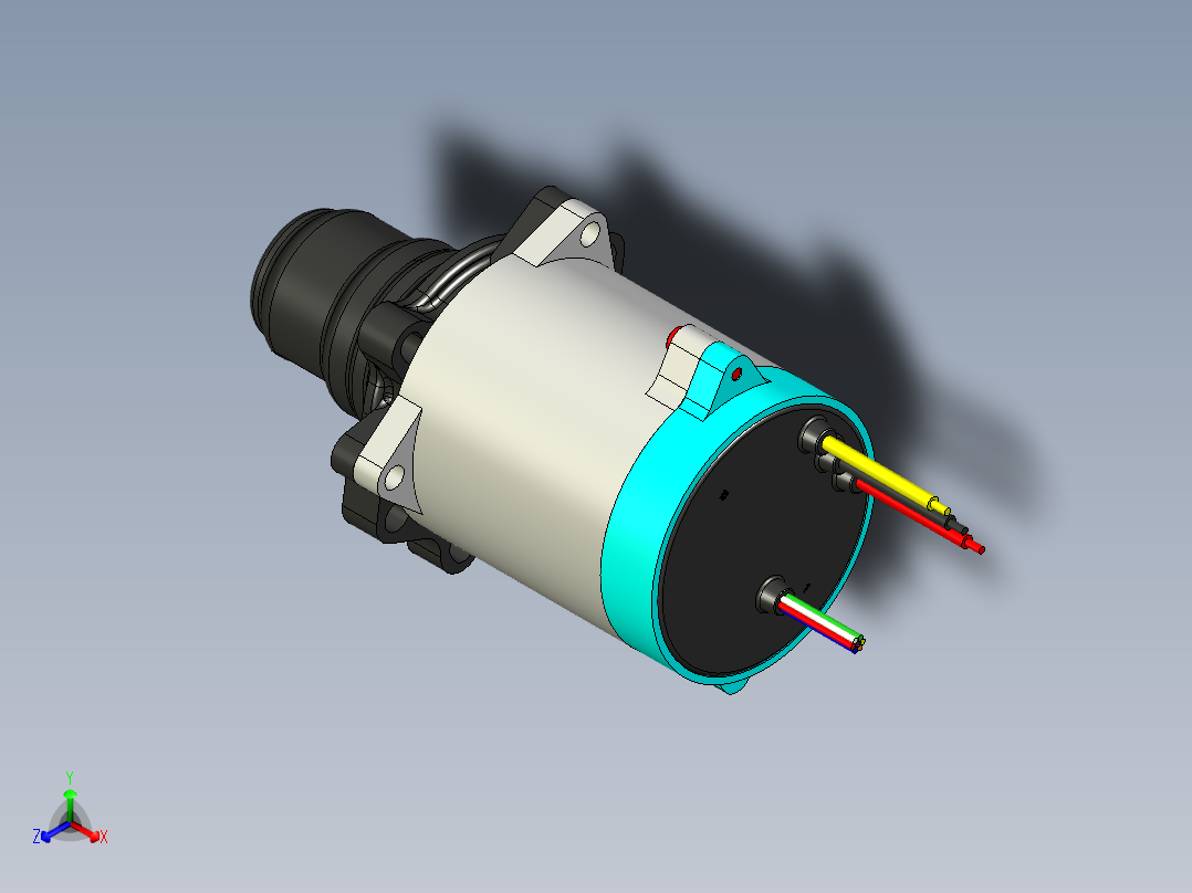 catia电机正等轴测图