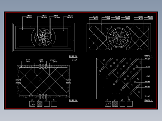 室内装修图库-地面拼花-702-703