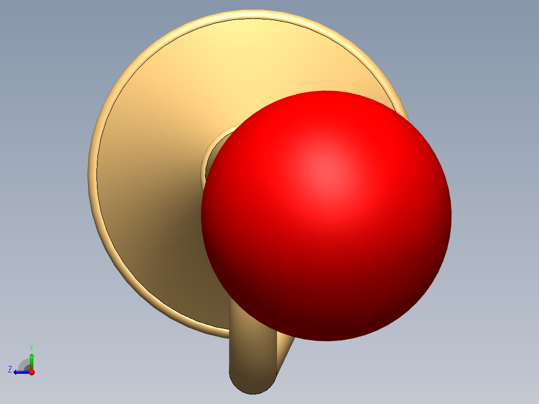 喇叭设计组件右视图