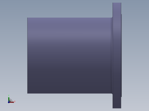 各种规格的法兰3D模型前视缩略图