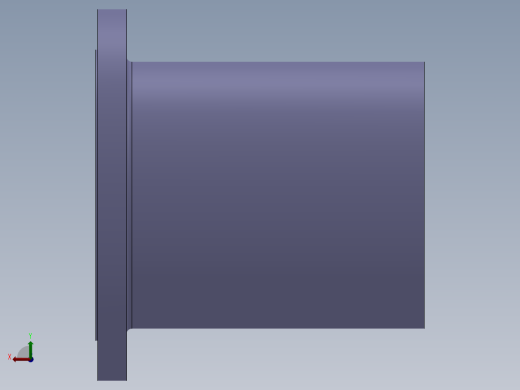 各种规格的法兰3D模型后视缩略图