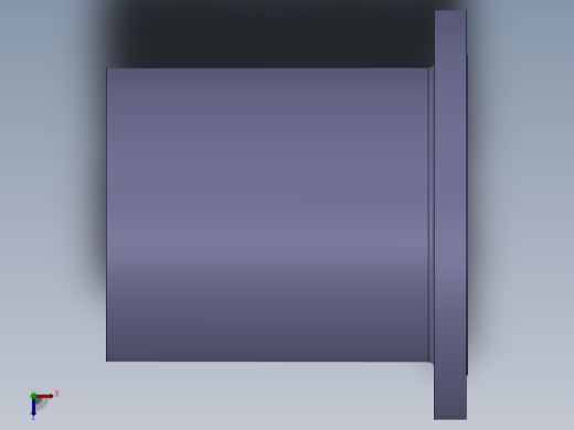 各种规格的法兰3D模型俯视缩略图