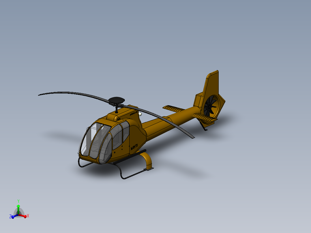 小型直升机双人直升机