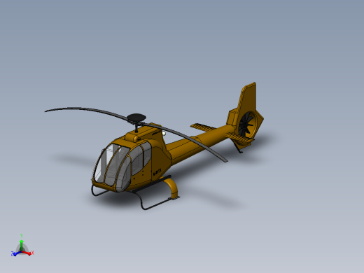 小型直升机双人直升机