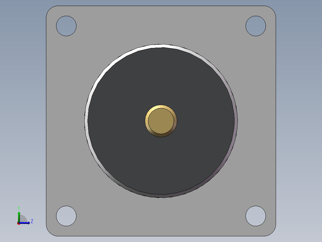 57直流无刷电机左视图