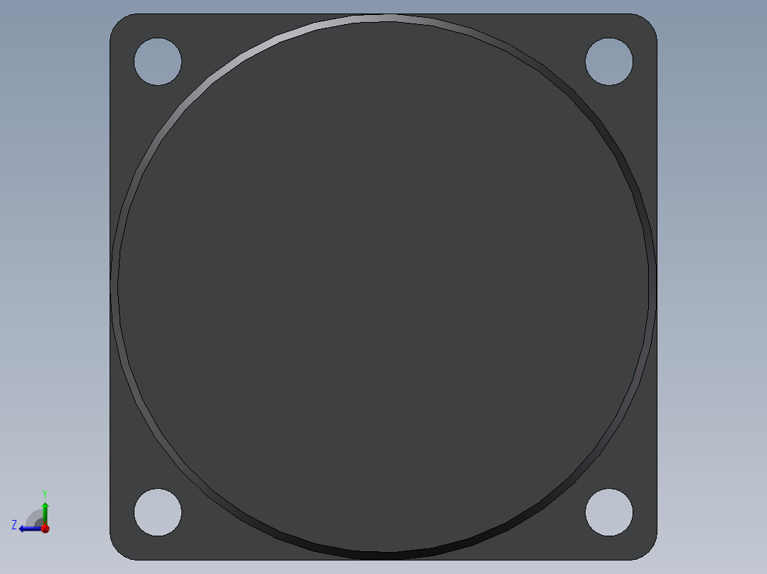 57直流无刷电机右视图