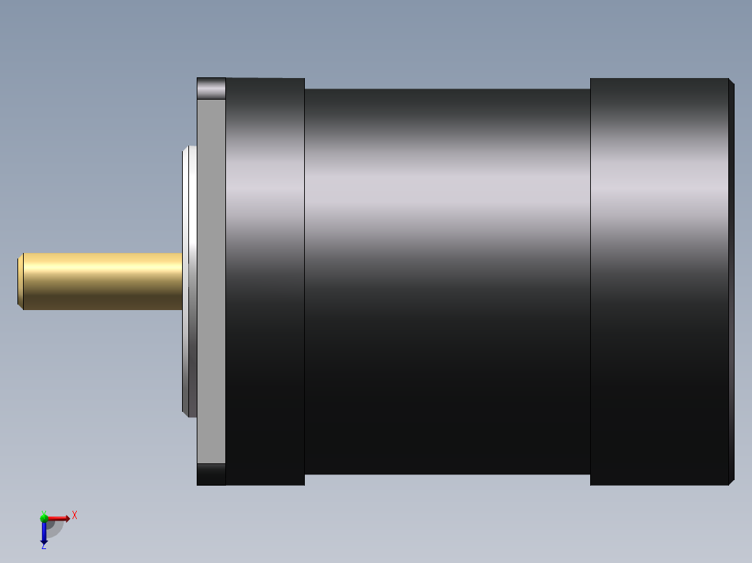 57直流无刷电机俯视图