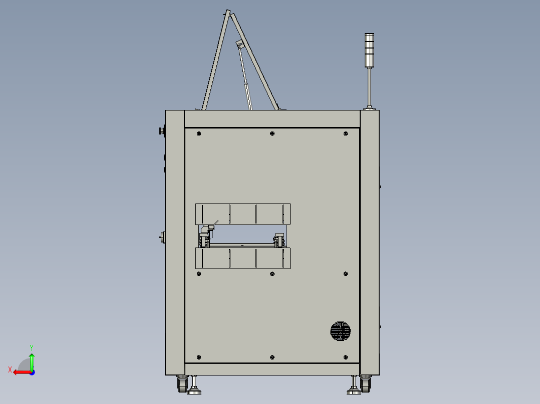 选择性波峰焊PCB板预热机后视图