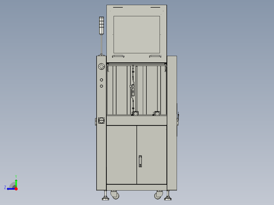 选择性波峰焊PCB板预热机右视图
