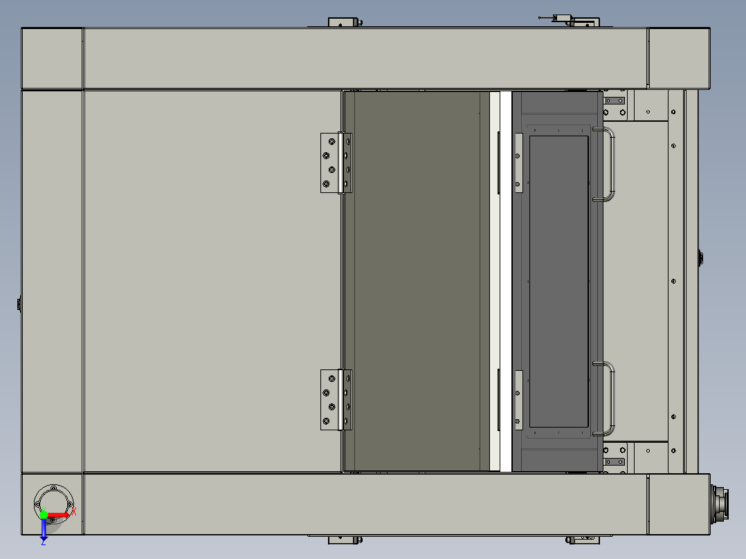 选择性波峰焊PCB板预热机俯视图