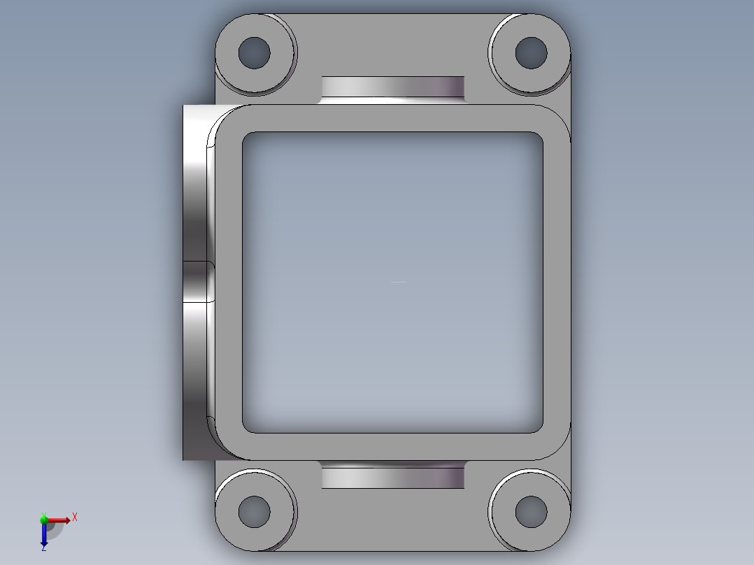 SW格式3D图(模型练习题)-50俯视图