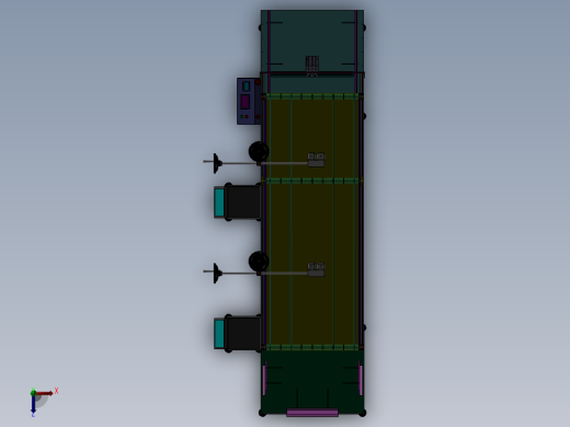 纸袋气缸分页喷码机俯视缩略图