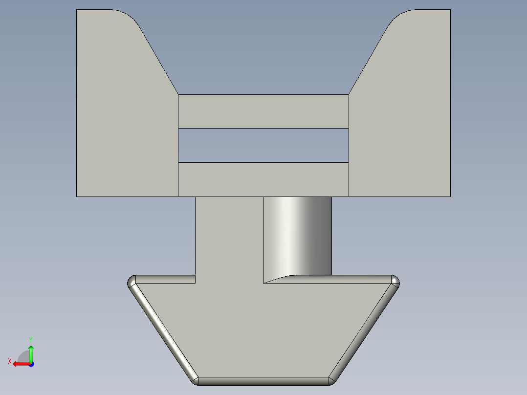 型材-BR 8 SLOT CABLE BRACKET KJN526565后视图