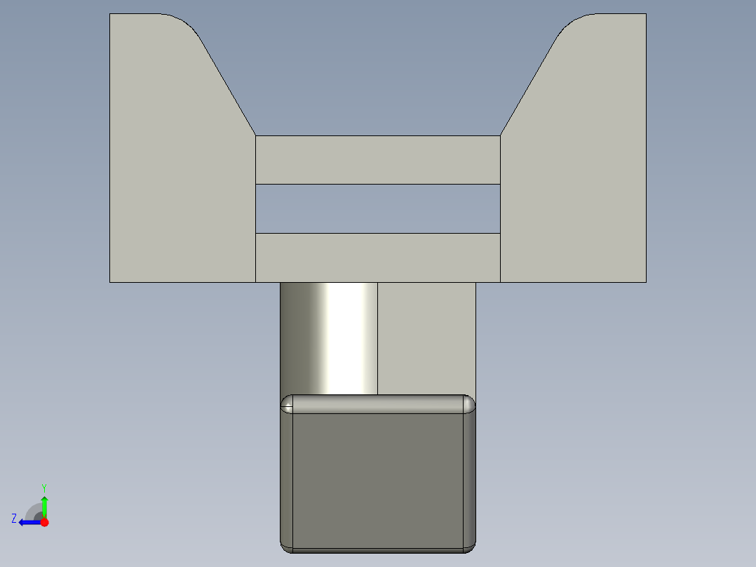 型材-BR 8 SLOT CABLE BRACKET KJN526565右视图