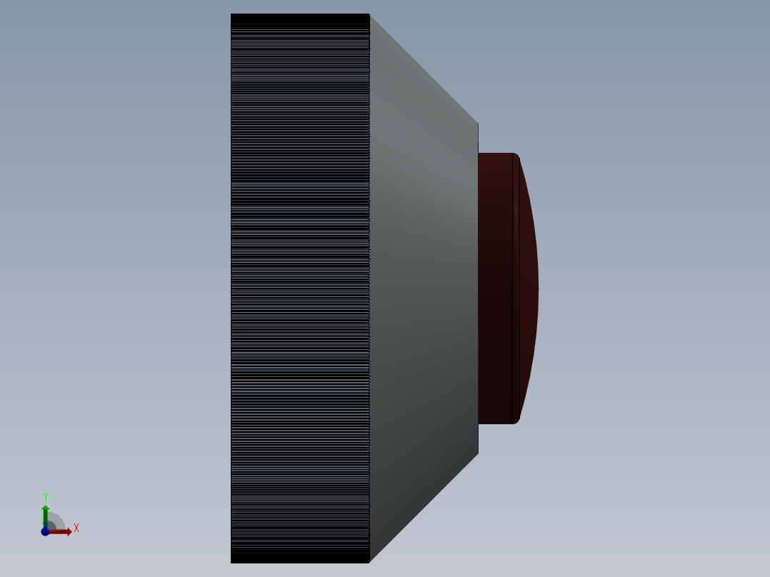 自行车手柄杆和控制装置前视图