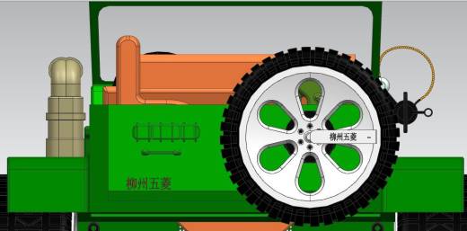 玩具越野车小模型3D图纸 STP缩略图