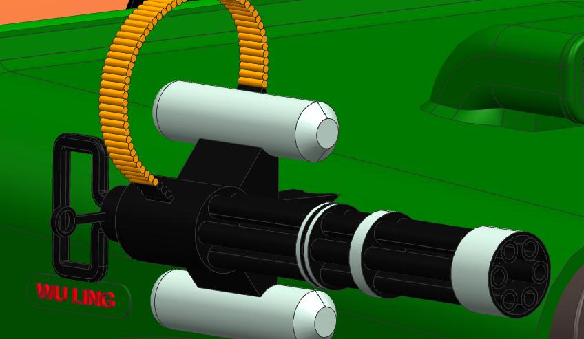 玩具越野车小模型3D图纸 STP