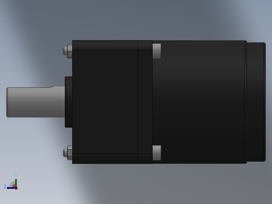 2I(R)K交流减速马达[2IK(RK)4A(GN)]右视图