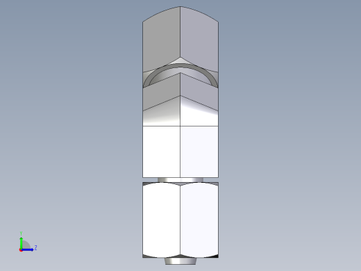 卡套式工业通用硬管接头EO_Swivel_nut_45_deg_elbow_EV06ZLCF左视缩略图