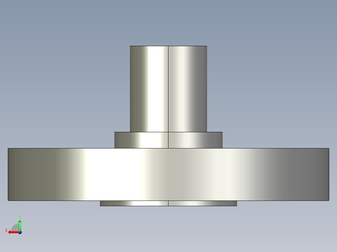 船舶管路系统SeaCor_Flange Vanstone_SPIG_37J156005_0.5in后视图