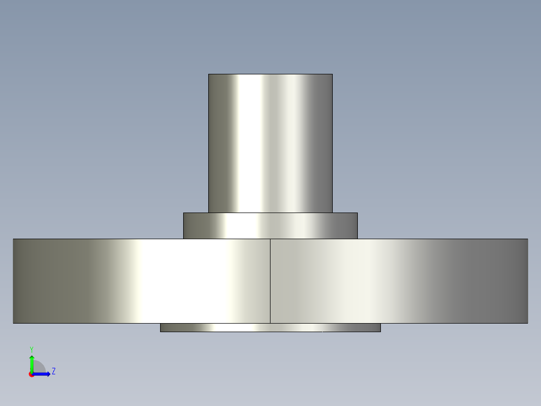 船舶管路系统SeaCor_Flange Vanstone_SPIG_37J156005_0.5in左视图