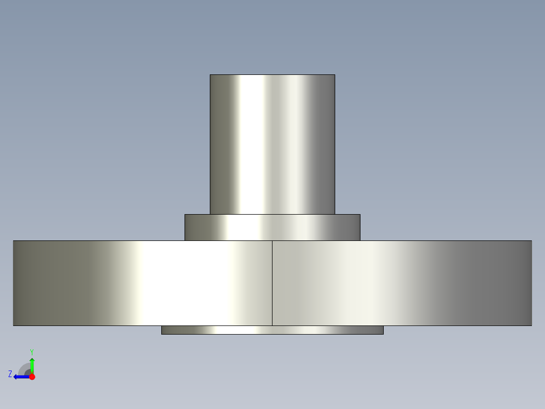 船舶管路系统SeaCor_Flange Vanstone_SPIG_37J156005_0.5in右视图
