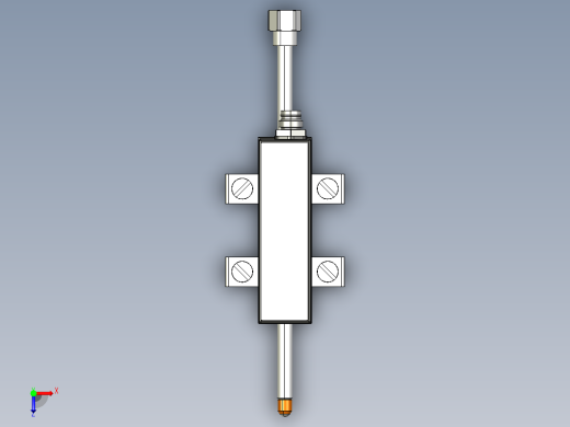 NOVOTECHNIK直线位移传感器TE1 - 系列 - 带复位弹簧俯视缩略图