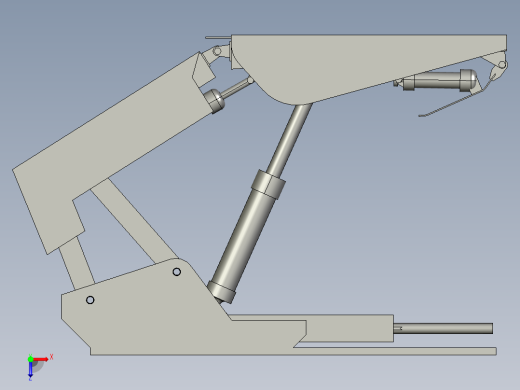 采煤液压支架俯视缩略图