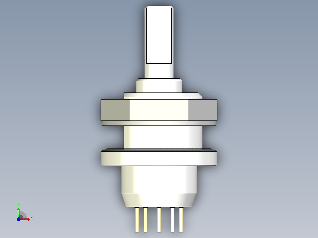 单层旋转开关77SPT36-01-1-10N-F GRAYHILL前视图