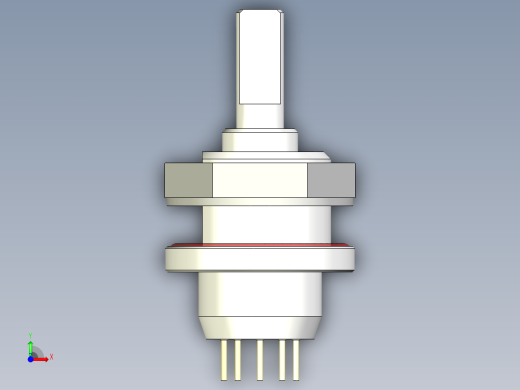 单层旋转开关77SPT36-01-1-10N-F GRAYHILL前视缩略图