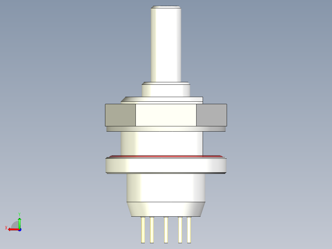 单层旋转开关77SPT36-01-1-10N-F GRAYHILL后视图