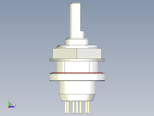 单层旋转开关77SPT36-01-1-10N-F GRAYHILL左视缩略图