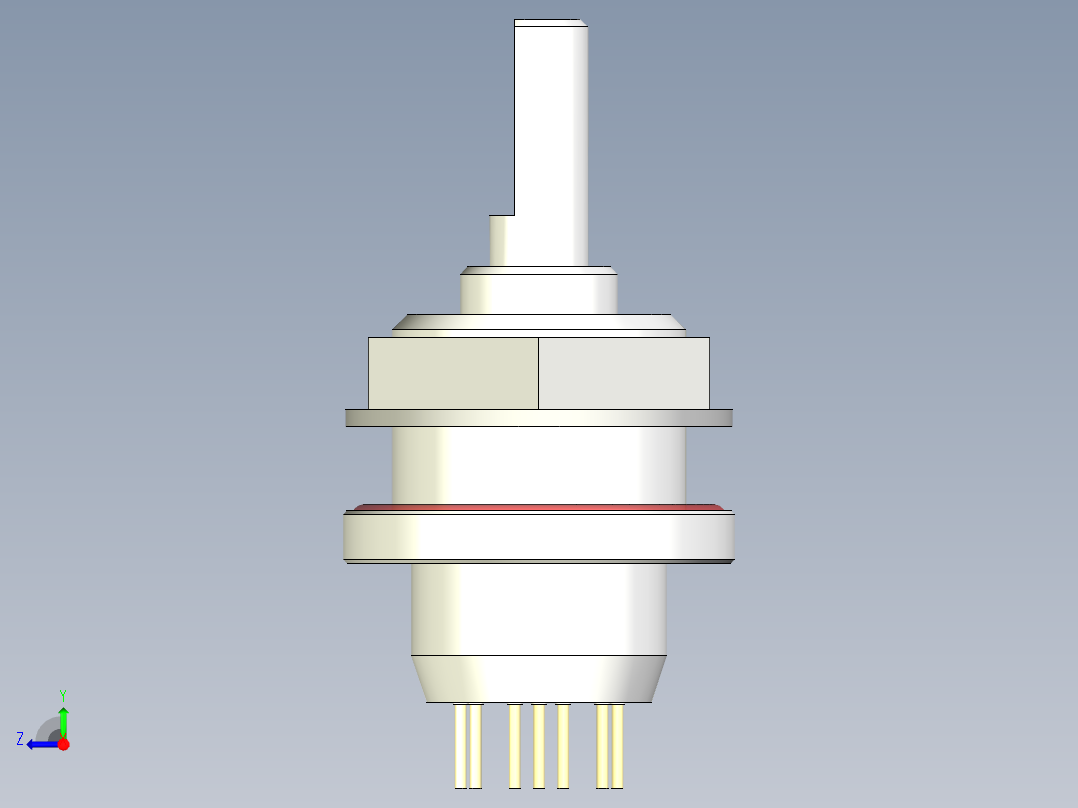 单层旋转开关77SPT36-01-1-10N-F GRAYHILL右视图
