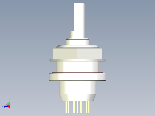 单层旋转开关77SPT36-01-1-10N-F GRAYHILL右视缩略图