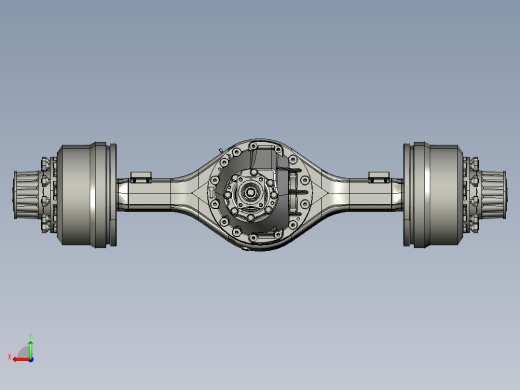 某款重型车驱动桥的设计含三维+CAD图纸+说明书后视缩略图