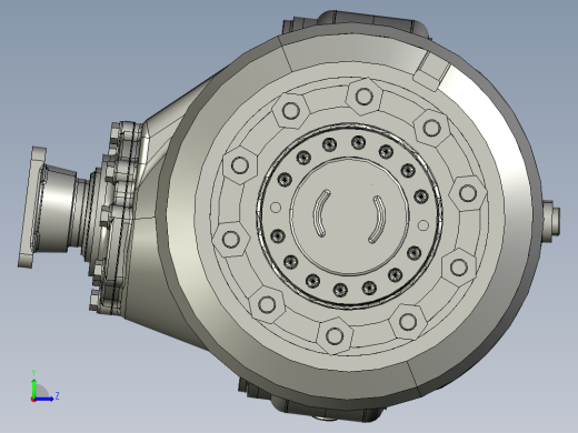 某款重型车驱动桥的设计含三维+CAD图纸+说明书左视缩略图