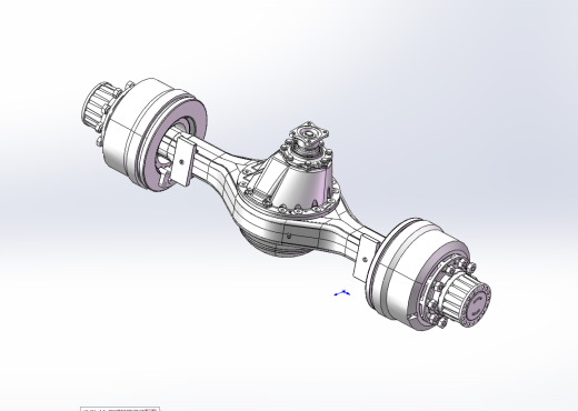 某款重型车驱动桥的设计含三维+CAD图纸+说明书缩略图
