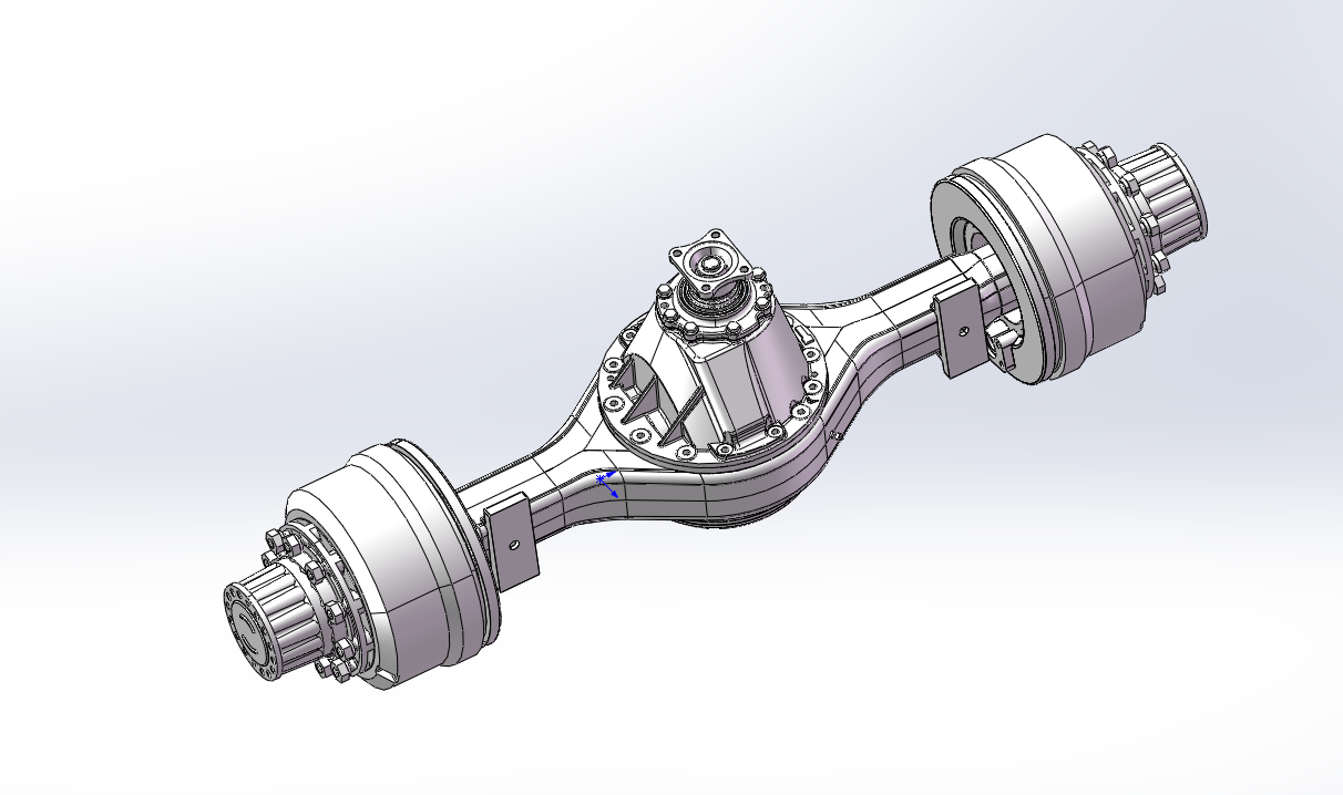 某款重型车驱动桥的设计含三维+CAD图纸+说明书