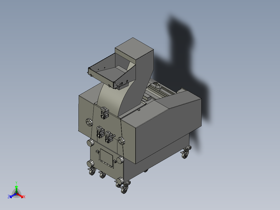 微型塑料粉碎机设计含proe三维==353701==350ku
