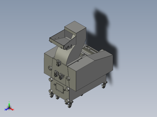 微型塑料粉碎机设计含proe三维==353701==350ku