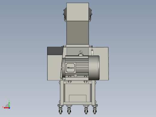 微型塑料粉碎机设计含proe三维==353701==350ku后视缩略图