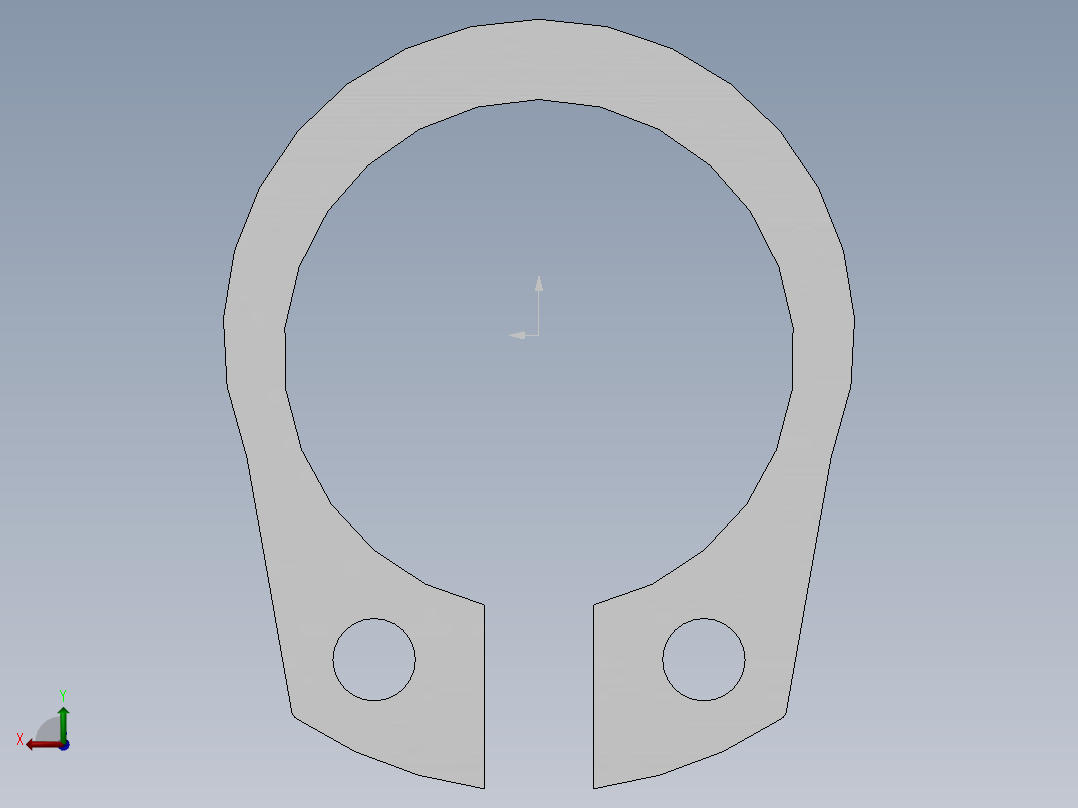 轴挡圈10后视图