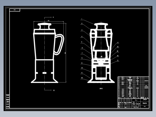家用食品粉碎机的设计