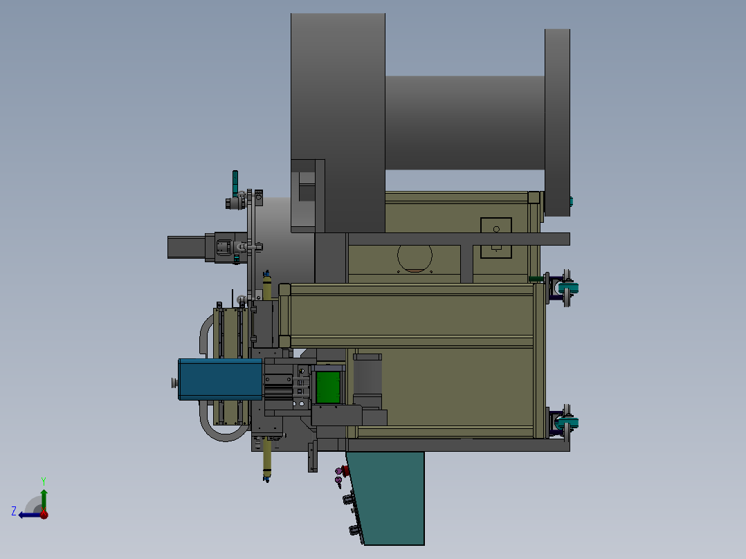 I6全自动点胶组装机右视图