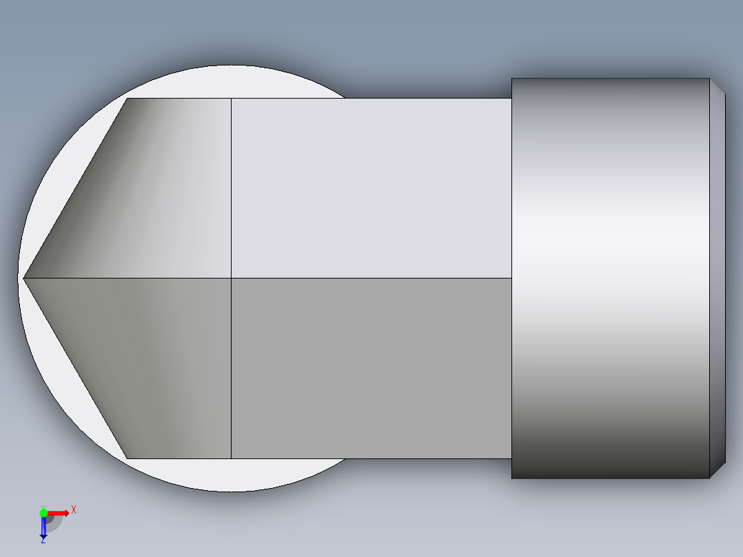 卡套式工业通用硬管接头EO_Male_stud_elbow_WE20SM71X俯视图