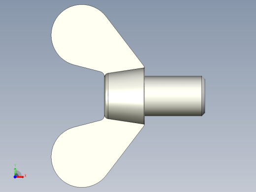 带耳螺钉-DIN_316_Wing_screws_20x2.5x30-22.5-29_90_6.9_46.5_20.stp前视缩略图