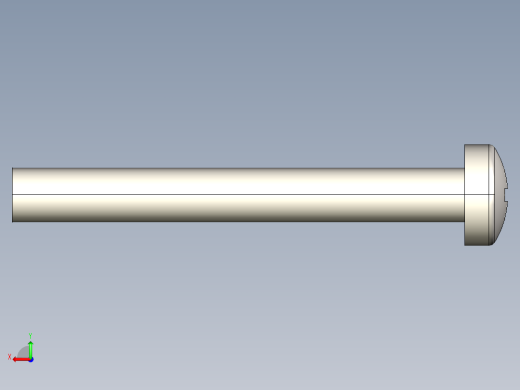 螺丝 M3 十字盘头-M3 x 25 Screw head.STEP后视缩略图