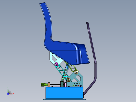 豪华游艇减震座椅前视缩略图